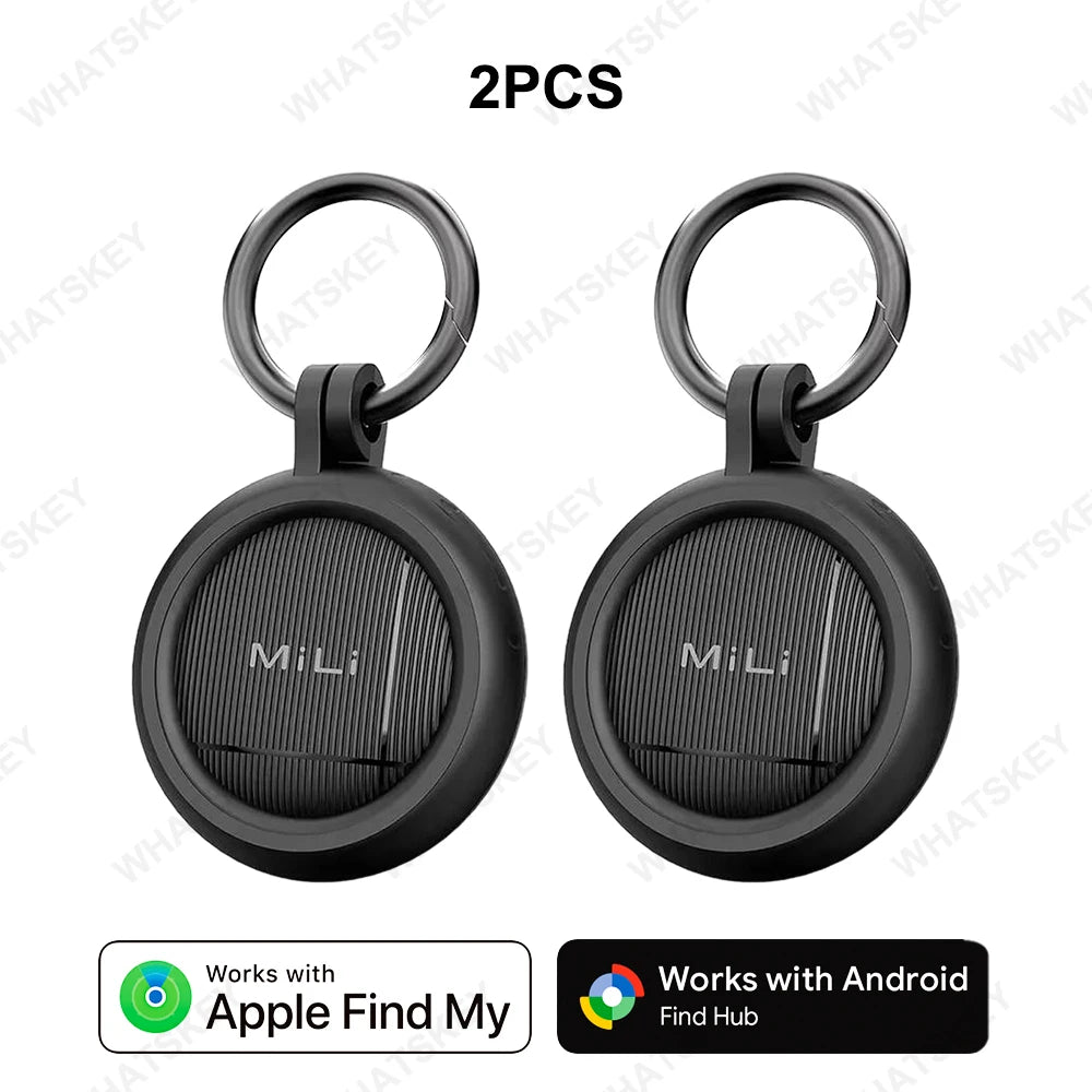 1-4Pack LiTag Duo Tracker Tag MiLi Smart Tag Item Finders Works with IOS & Google Find Hub Wallet Key Finder Item GPS Locator