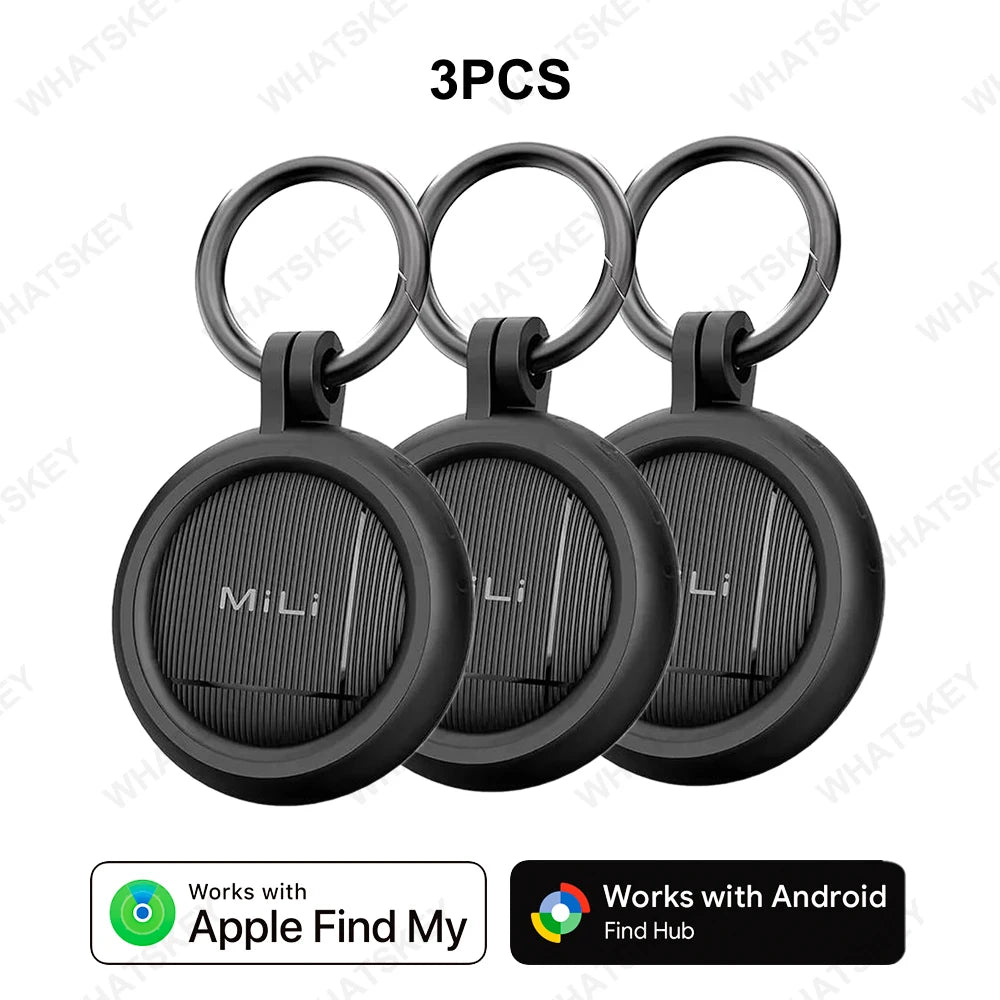 1-4Pack LiTag Duo Tracker Tag MiLi Smart Tag Item Finders Works with IOS & Google Find Hub Wallet Key Finder Item GPS Locator
