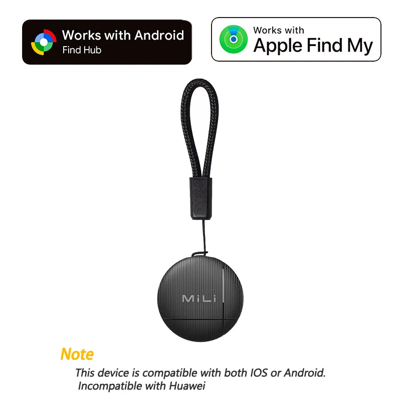 1-4Pack LiTag Duo Tracker Tag MiLi Smart Tag Item Finders Works with IOS & Google Find Hub Wallet Key Finder Item GPS Locator